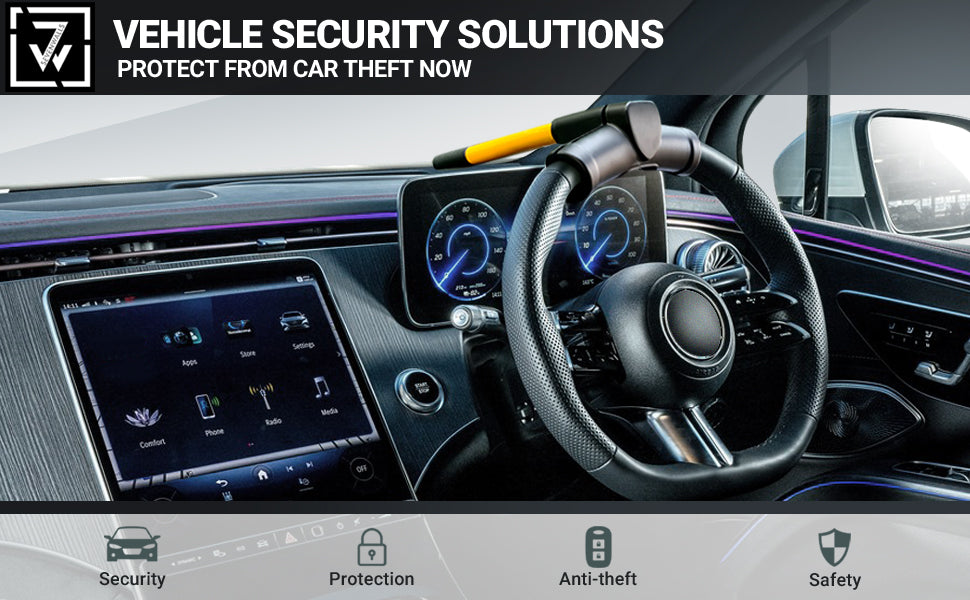 T-BAR Steering Wheel Lock for Enhanced Vehicle Security - Shop Now