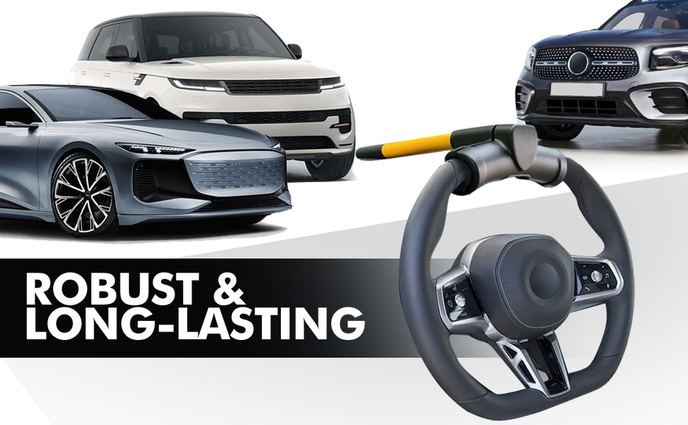 Robust Vehicle Security with T-BAR Steering Wheel Lock