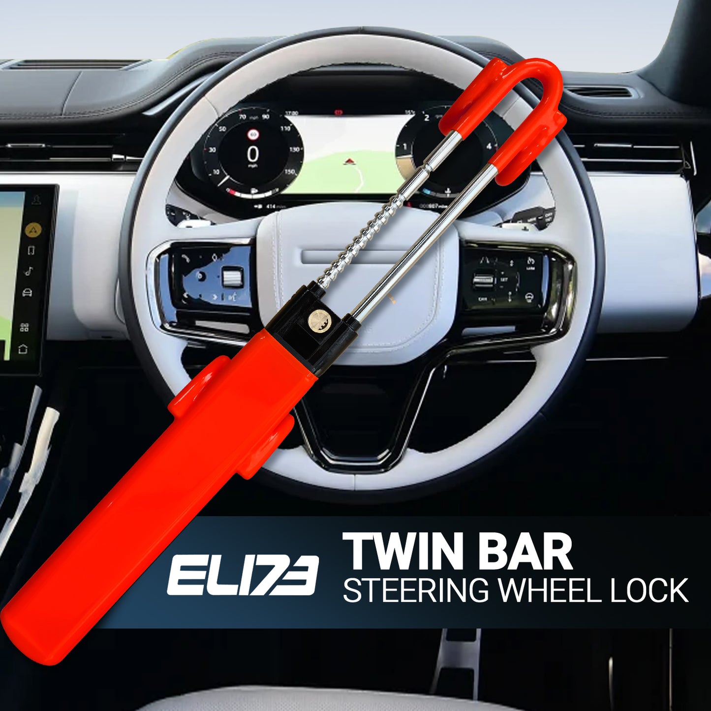 ELI73 Steering Wheel Lock – Heavy-Duty Anti-Theft Security