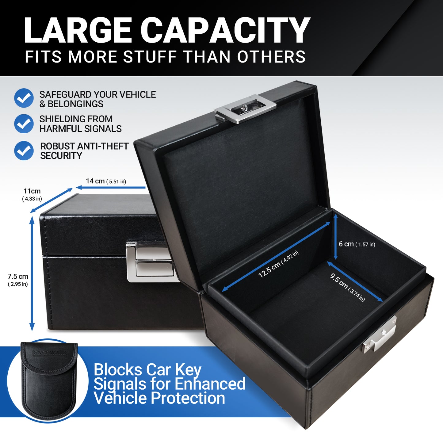 Faraday Box & Pouch Set – Signal Blocking for Car Keys