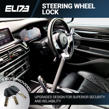 ELI73 Steering Wheel Lock - Universal Fit Anti-Theft Device