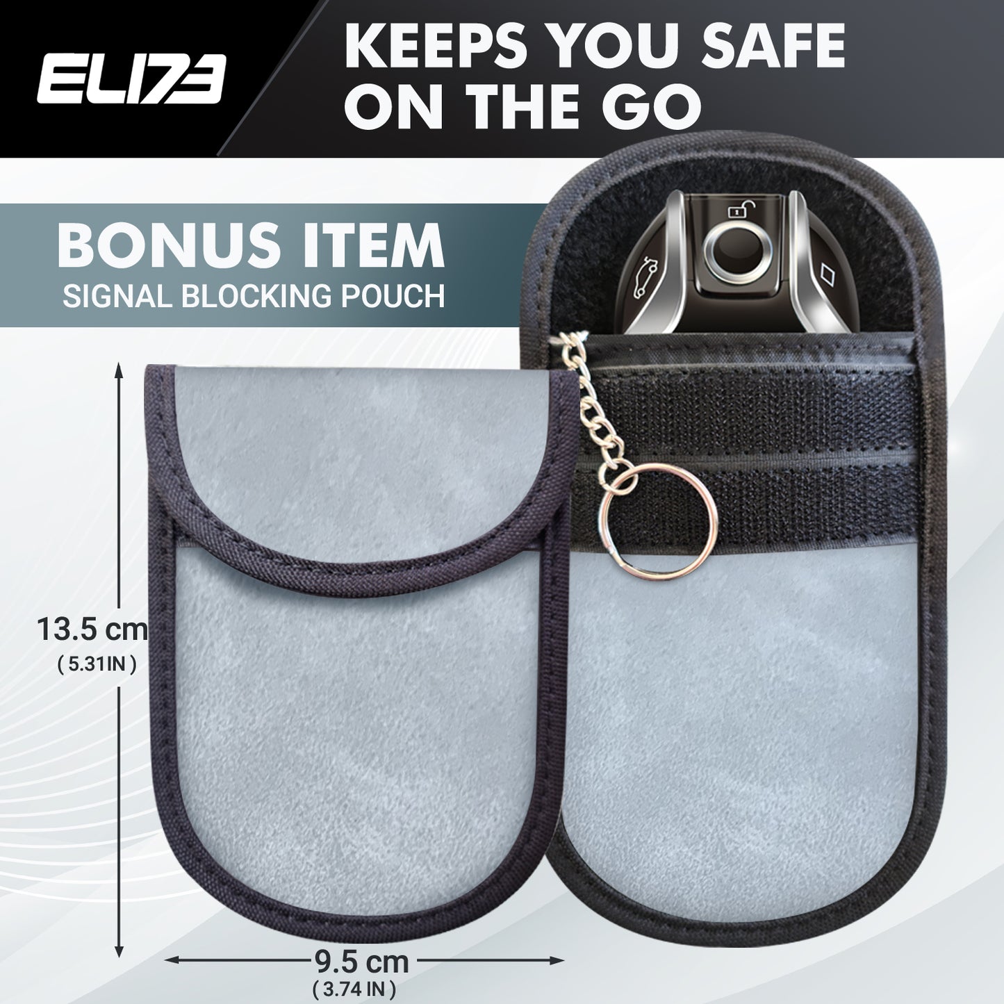 ELI73 Faraday Box & Pouch – Signal Blocking for Car Keys