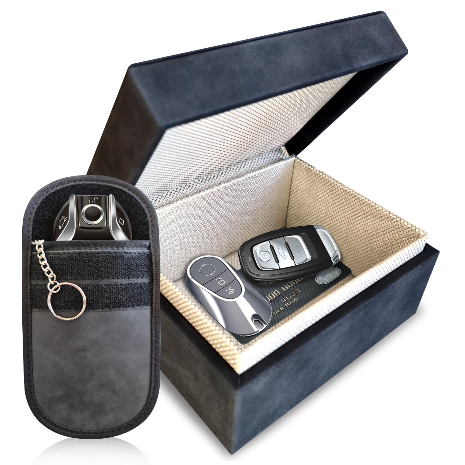 Blocking Box ELI73 Double-Layer Signal Blocking Box for Keyless Car Keys – SEVENWALLS
