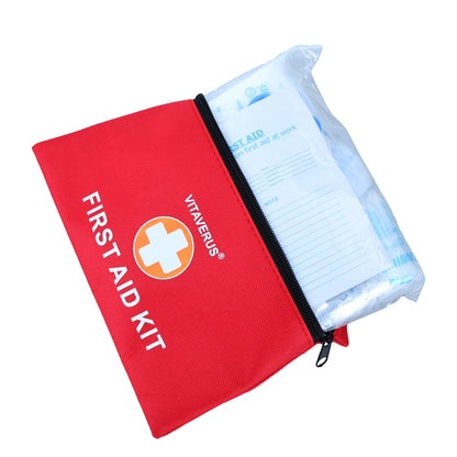 Vitaverus 180-Piece First Aid Kit – Emergency Medical Kit for Home & Travel