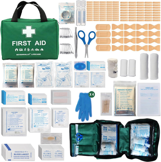 220-Piece First Aid Kit – Emergency Medical Bag for Home, Car & Workplace