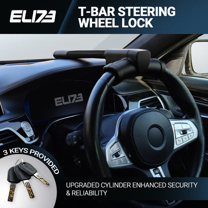 ELI73 T-Bar Steering Wheel Lock – Universal Anti-Theft Device